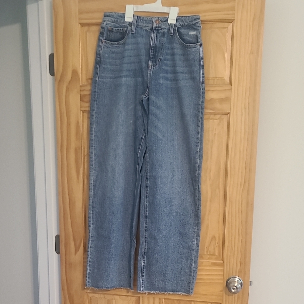 Guess Blue Flare Wide Leg Jeans